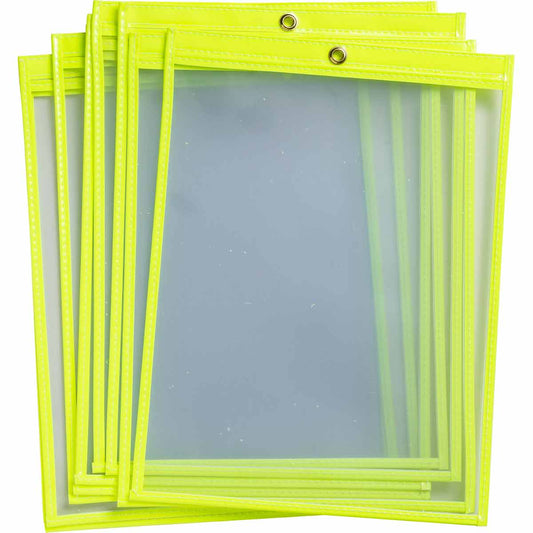 9"W X 12"H, YELLOW FLUORESCENT 25/PACK