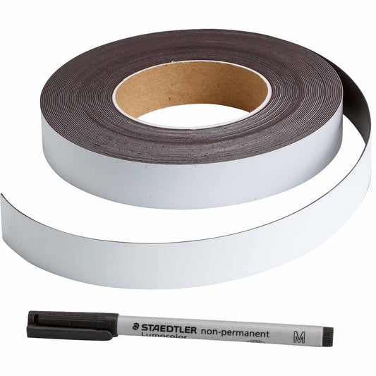 WO Magnetic Lbls 1x1 WT 50/RL