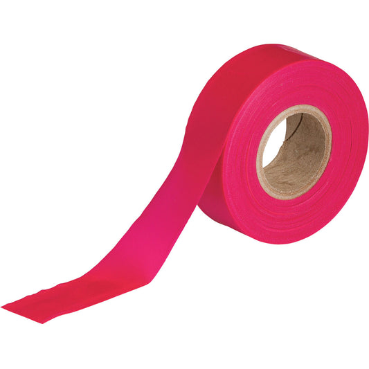 FLUORESCENT RED FLAGGING TAPE