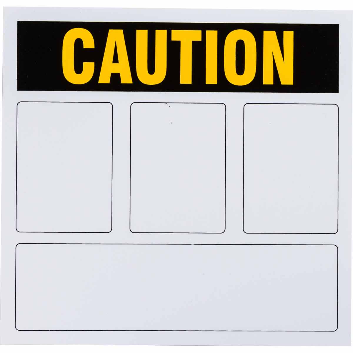 PRINZING CAUTION SIGN - RIGID VINYL