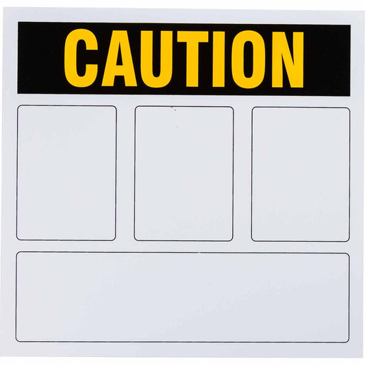 PRINZING CAUTION SIGN - RIGID VINYL