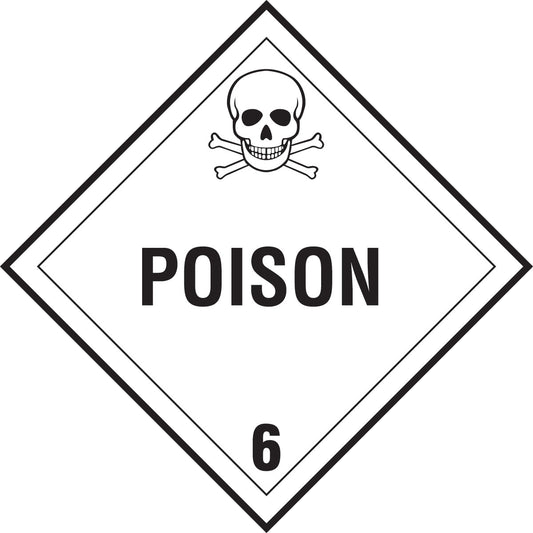 B101 10.75X10.75 BLK/WHT POISON 6