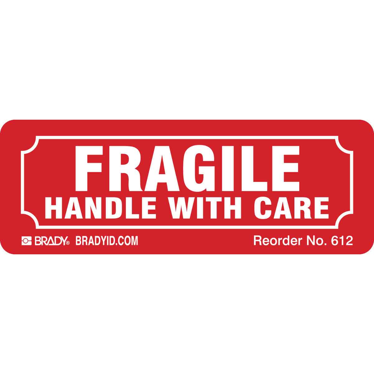 B-235 1.125X3.125 500/PK FRAGILE