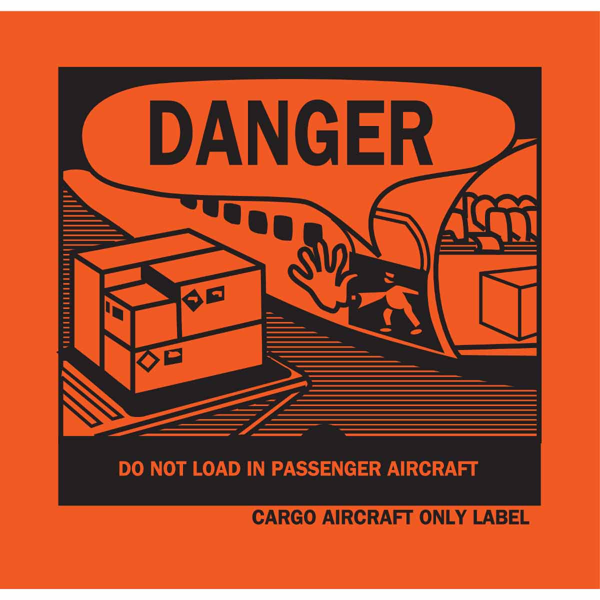 HAZARDOUS MATERIAL DANGER DO NOT LOAD