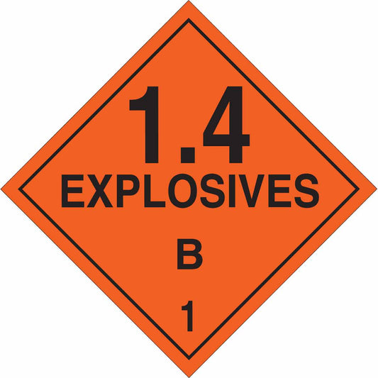 B101 10.75X10.75 BLK/ORG EXPLOSIVES 1.4B