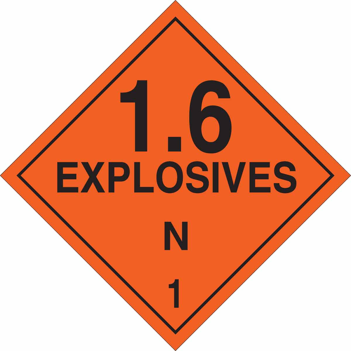 B101 10.75X10.75 BLK/ORG EXPLOSIVES 1.6N