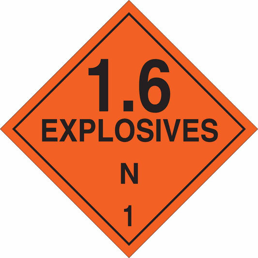 B101 10.75X10.75 BLK/ORG EXPLOSIVES 1.6N