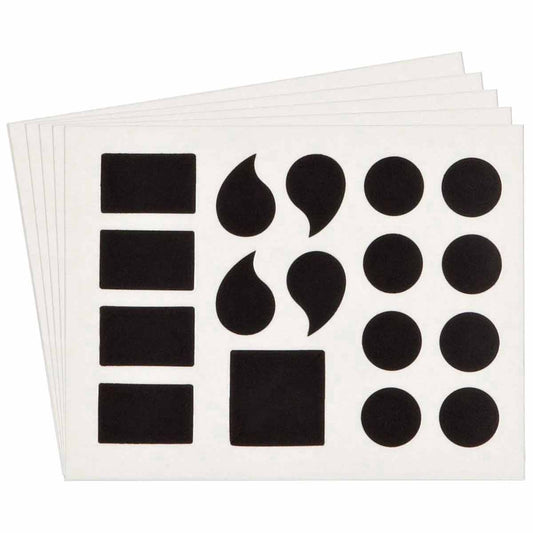 QA 6450 Series B302 2" Lbl ASSTD BK 10PK