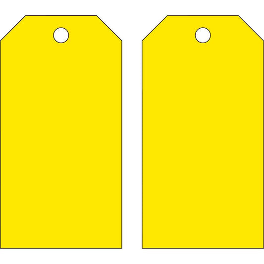 Blank Tags 5.75 in H x 3 in W YL 25/PK