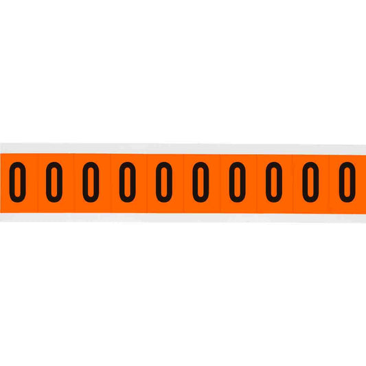 1 in Vinyl N&L Black on Orange 0 10/PK
