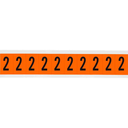 1 in Vinyl N&L Black on Orange 2 10/PK