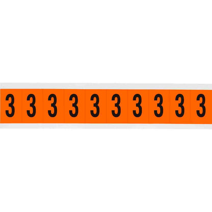 1 in Vinyl N&L Black on Orange 3 10/PK