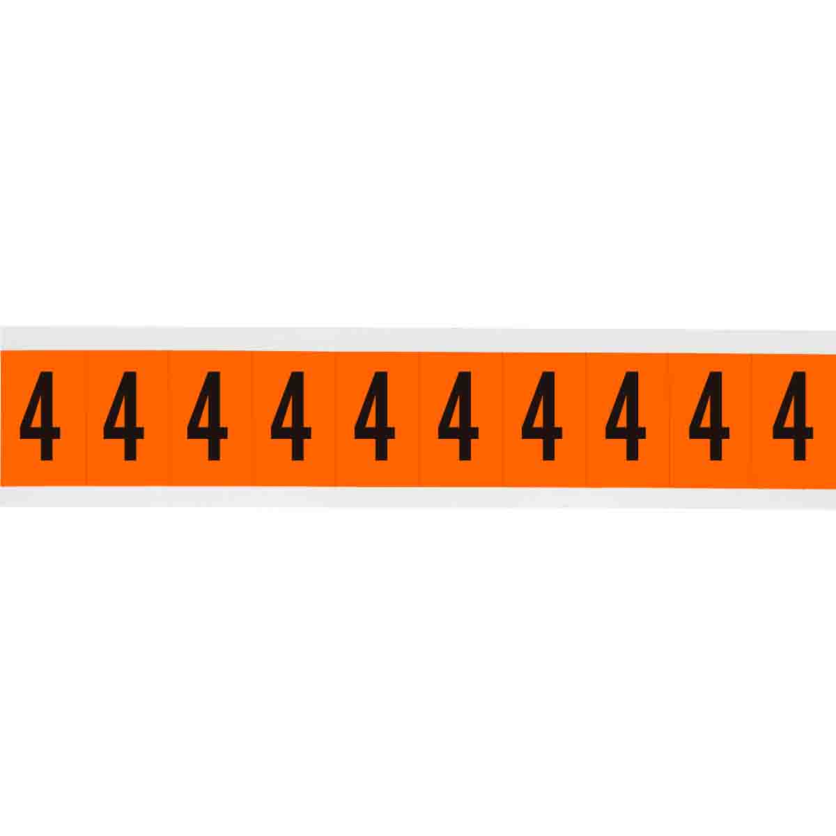 1 in Vinyl N&L Black on Orange 4 10/PK