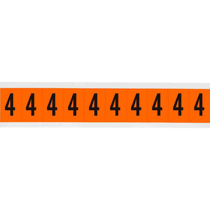 1 in Vinyl N&L Black on Orange 4 10/PK