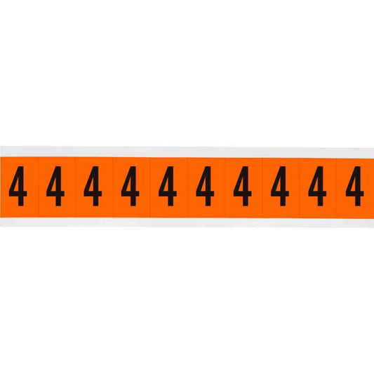1 in Vinyl N&L Black on Orange 4 10/PK