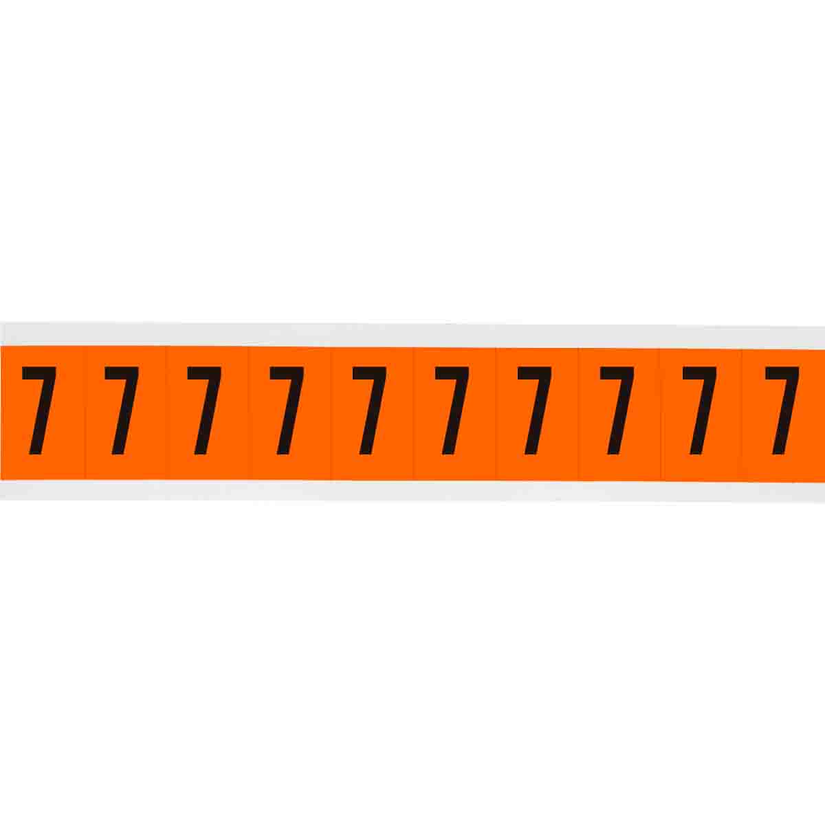 1 in Vinyl N&L Black on Orange 7 10/PK