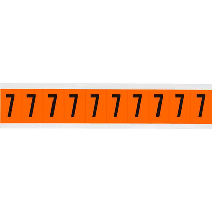 1 in Vinyl N&L Black on Orange 7 10/PK