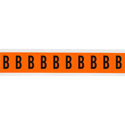 1 in Vinyl N&L Black on Orange B 10/PK