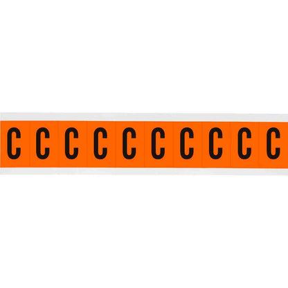 1 in Vinyl N&L Black on Orange C 10/PK