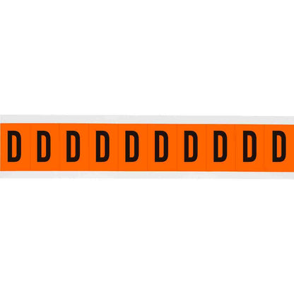1 in Vinyl N&L Black on Orange D 10/PK