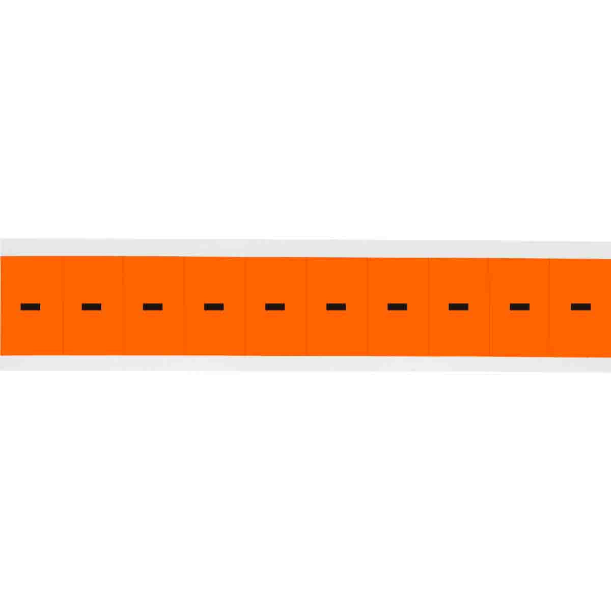1 in Vinyl N&L Black on Orange - 10/PK