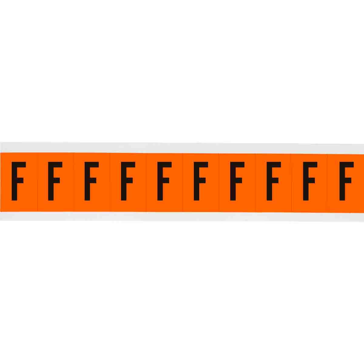 1 in Vinyl N&L Black on Orange F 10/PK