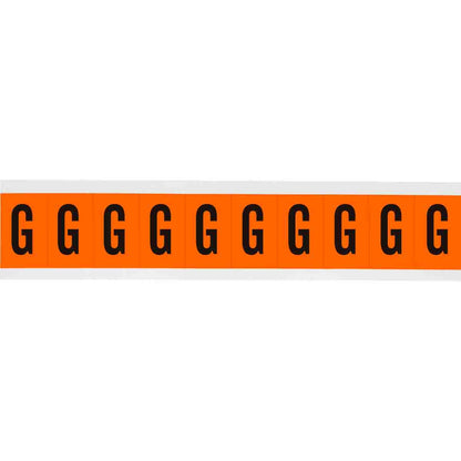 1 in Vinyl N&L Black on Orange G 10/PK