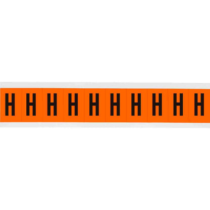 1 in Vinyl N&L Black on Orange H 10/PK