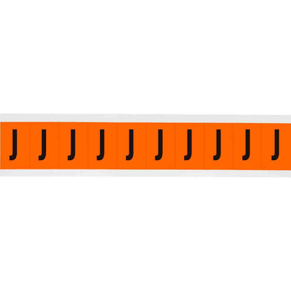 1 in Vinyl N&L Black on Orange J 10/PK