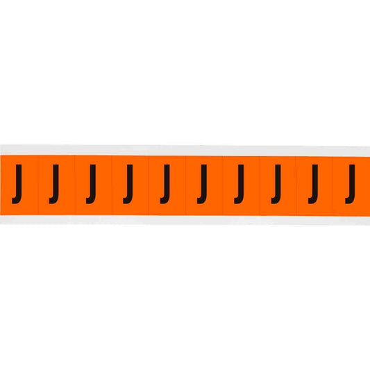 1 in Vinyl N&L Black on Orange J 10/PK