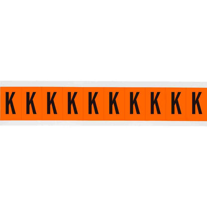 1 in Vinyl N&L Black on Orange K 10/PK
