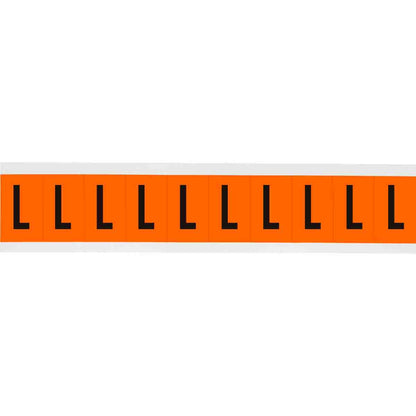 1 in Vinyl N&L Black on Orange L 10/PK