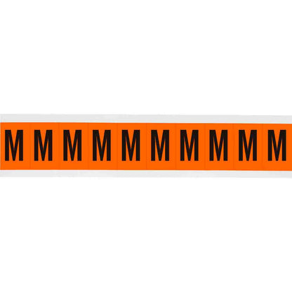 1 in Vinyl N&L Black on Orange M 10/PK