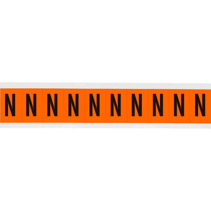 1 in Vinyl N&L Black on Orange N 10/PK