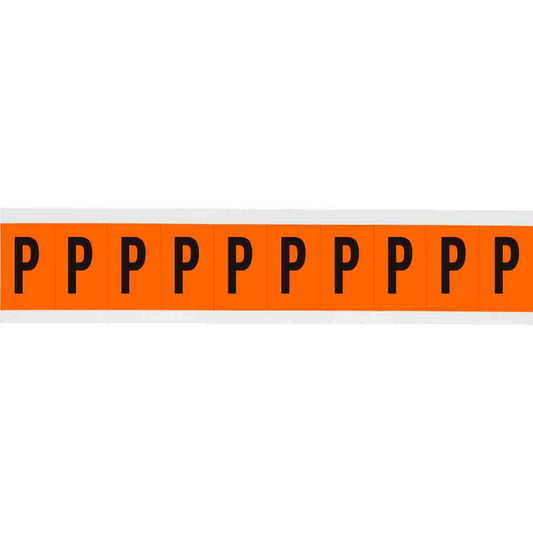 1 in Vinyl N&L Black on Orange P 10/PK