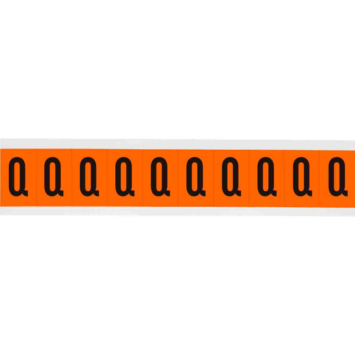 1 in Vinyl N&L Black on Orange Q 10/PK
