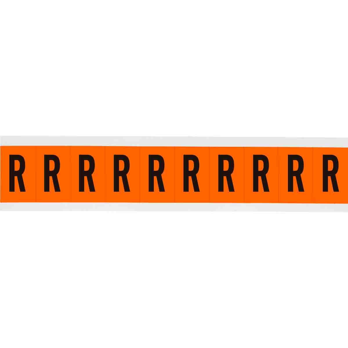 1 in Vinyl N&L Black on Orange R 10/PK