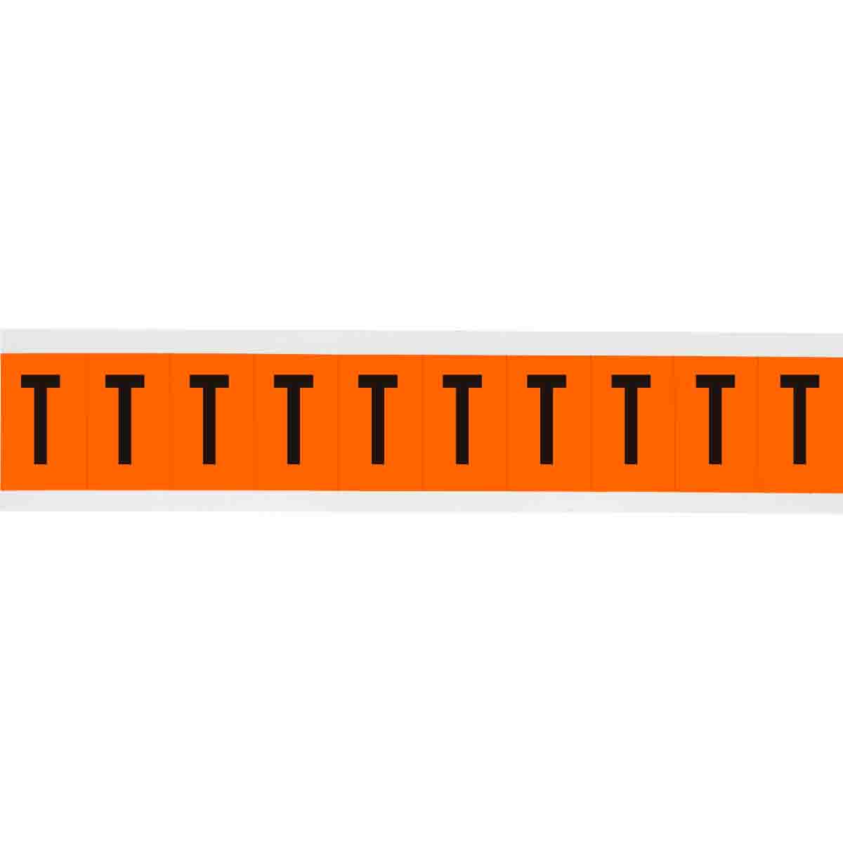 1 in Vinyl N&L Black on Orange T 10/PK