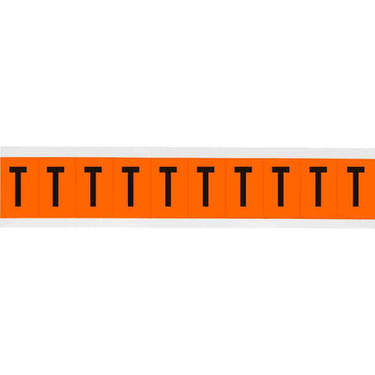 1 in Vinyl N&L Black on Orange T 10/PK