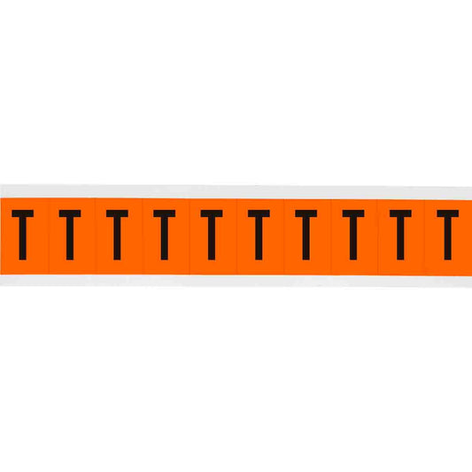 1 in Vinyl N&L Black on Orange T 10/PK