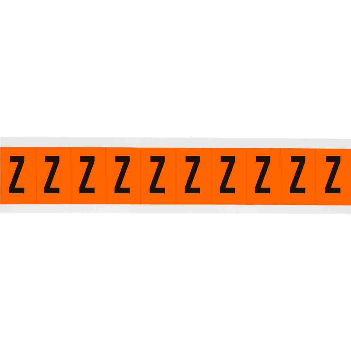 1 in Vinyl N&L Black on Orange Z 10/PK