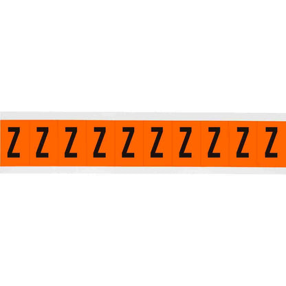 1 in Vinyl N&L Black on Orange Z 10/PK