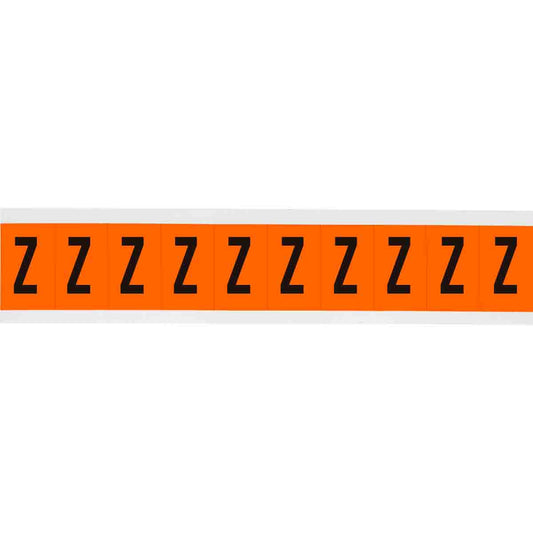 1 in Vinyl N&L Black on Orange Z 10/PK