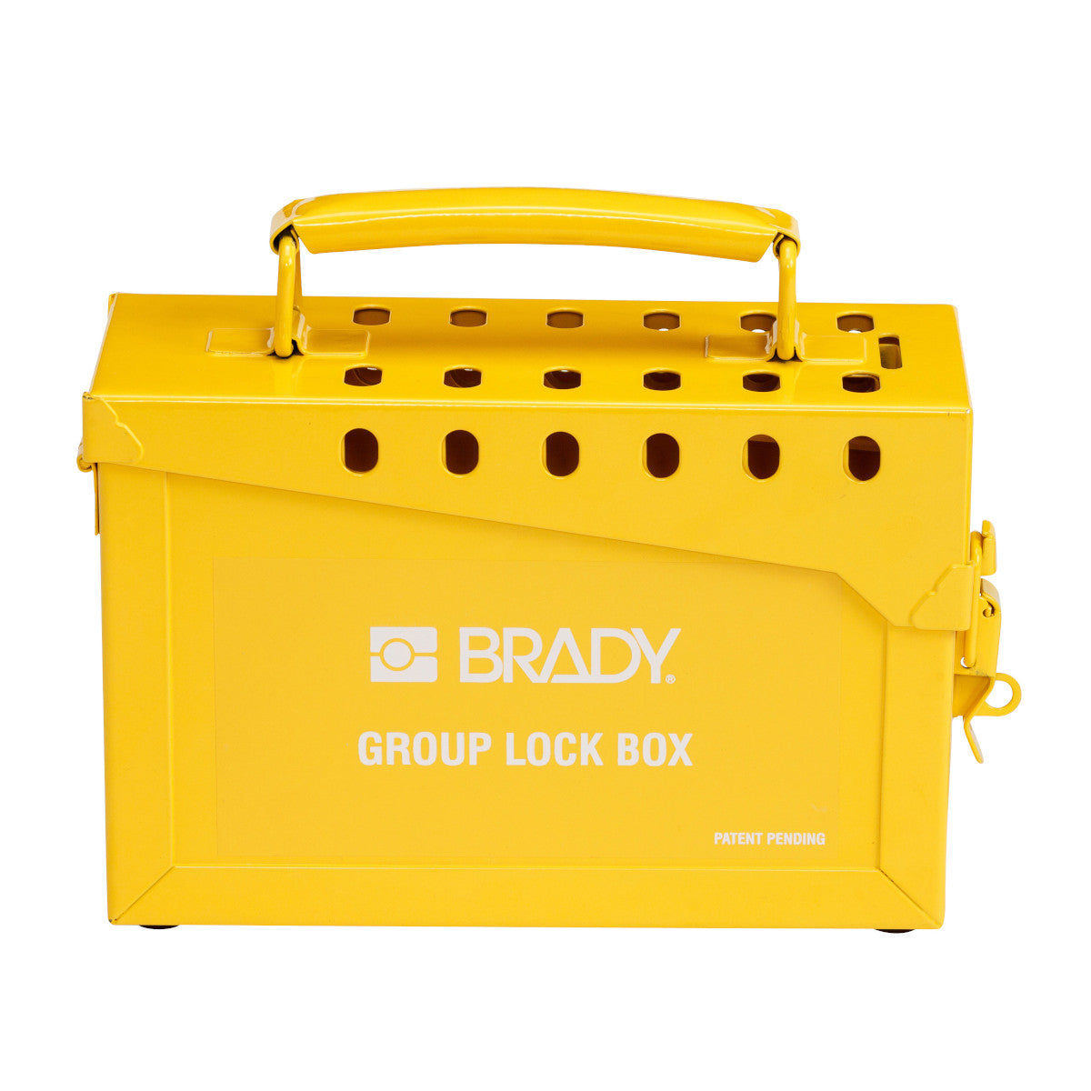 GROUP LOCK BOX SMALL 13 LOCK YELLOW