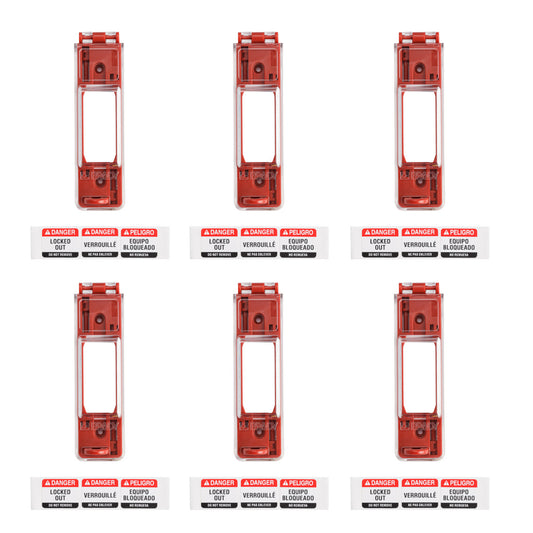WALL SWITCH LOCKOUT PK 6