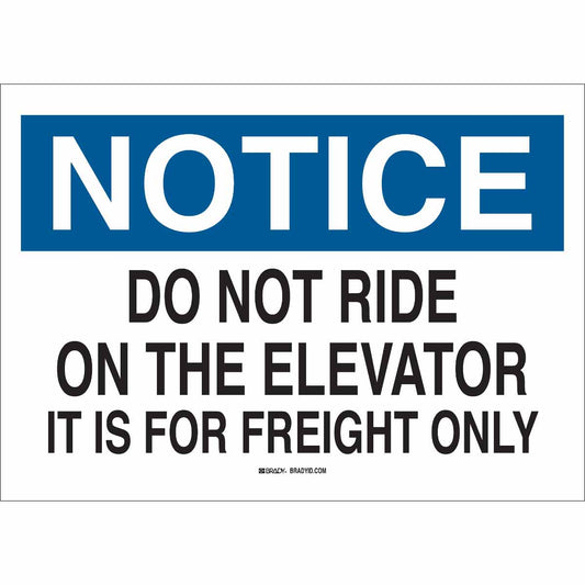 B302-10X14-WK-O-NOT-DO NOT RIDE ON THE