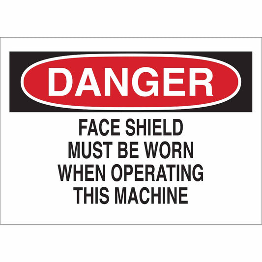 B302-10X14-WK-O-DAN-FACE SHIELD MUST BE