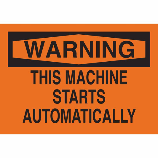 B120,10X14,BLK/ORN,THIS MACHINE STARTS