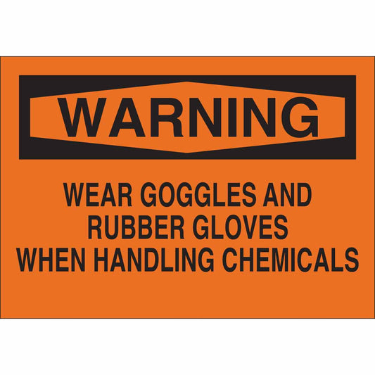 CHEMICAL & HAZARDOUS MATERIAL SIGN