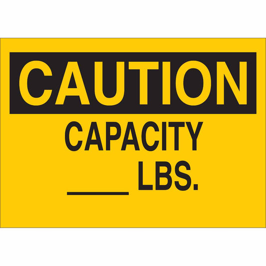 B120,10X14,BLK/YEL,CAPACITY _______LBS